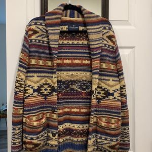 American Eagle Men's L Southwestern Sweater. Only worn twice. Like new.